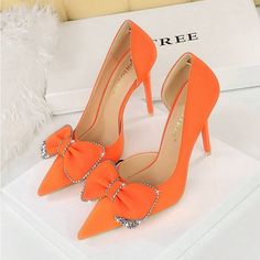 Brand New! - Luxe - High Quality - Pointy Toe - Formal Don’t See Your Size? Please Send Me A Message Item Takes 5-8 Business Days To Ship Elegant Orange Heels For Spring, Formal Fitted Orange Heels, Orange Pointed Toe Heels For Night Out, Chic Orange Heels, Elegant Orange Heels For Evening, Elegant Orange Heels, Elegant Orange Evening Heels, Orange Heels With Sculpted Heel And Pointed Toe, Designer Orange Heels With Pointed Toe