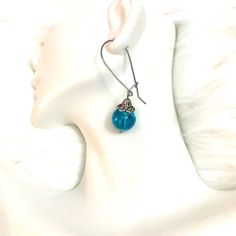 Ladies Super Cute Turquoise Blue Beaded Drop Earrings. Handmade. Excellent Condition. Approximately 1.5” Long. Made From Hypoallergenic Nickel Free Metal. New With Tags. Elegant Everyday Turquoise Earrings, Nickel Free Blue Earrings, Blue Nickel-free Earrings, Elegant Light Blue Nickel-free Earrings, Bohemian Blue Hypoallergenic Jewelry, Nickel-free Blue Drop Earrings, Everyday Blue Jewelry With Matching Earrings, Everyday Blue Earrings With Ear Wire, Everyday Blue Dangle Jewelry