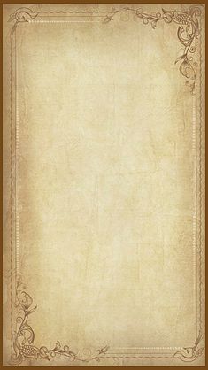 an old parchment paper with ornate border