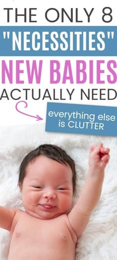 the only 8 necessities new babies actually need