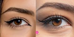 Eyeliner Flick For Hooded Eyes, Eyeliner Partially Hooded Eyes, Winged Eyeliner Hooded Eyes, Eyeliner Flick, Eyeliner Application