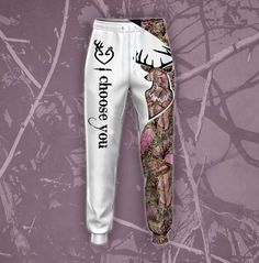 Each all-over printed hoodie and pair of joggers constructed with a high quality of fleece that is ultra-soft and incredibly comfortable. Features a specialty high definition heat-dye application that ensures long-lasting color vibrancy even after machine washing. Fabric is durable and resistant to wrinkles, shrinking, and mildew. Each all-over printed item is custom printed, cut, [...] His Doe Her Buck, Hoodie And Sweatpants Set, I Choose You, Hoodie And Sweatpants, Sweatpants Set, I Choose, Hoodie Print, High Definition, Wrinkles