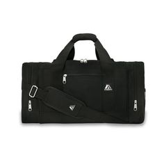 Our signature crossover duffel line with a spacious main compartment and reinforced 600D Polyester. An ideal/optimal bag for any workout or travel gear. Size: One Size.  Color: Black. Travel Gear, Duffel Bag, Crossover, Travel, Black, Color