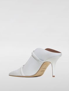 Find MALONE SOULIERS High Heel Shoes on Editorialist. High Heel Shoes MALONE SOULIERS Woman color White White High Heel Shoes, White High Heels, Malone Souliers, Italian Fashion Designers, Womens Sandals Flat, Heel Shoes, Nappa Leather, Italian Fashion, Primavera Estate