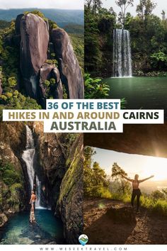 Hiking in Cairns Rainforest Waterfall, Atherton Tablelands, Nz Travel, Waterfall Hikes, Hiking Guide, Nature Hikes, Travel Australia