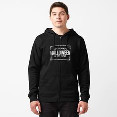 Get my art printed on awesome products. Support me at Redbubble #RBandME: https://www.redbubble.com/i/hoodie/It-s-Always-Halloween-In-My-Soul-by-CreepyCornerArt/164555426.BN4XF?asc=u Dads Favorite, Instagram Help, Halloween Hoodie, Witches Brew, This Guy, Long Sweatshirt, Skeleton