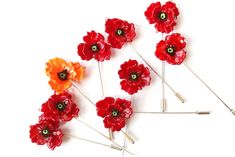 Do you love the beads we use in our jewelry? We create and sell them in our bead shop: https://www.etsy.com/shop/petrovnalampwork Honor and remember with this beautifully crafted Lampwork Poppy Pin. Each pin features a striking red poppy flower, handmade from glass using the lampwork technique. The delicate glass poppy measures approximately 30mm and is designed to symbolize both remembrance and hope. This unique brooch is perfect for Remembrance Day or any occasion when you want to wear a symbo Poppy Pins, Red Poppy Flower, Unique Brooch, Handmade Lampwork Bead, Red Poppy, Remembrance Day, Brooches Handmade, Bead Shop, Poppy Flower