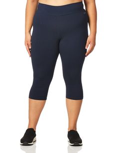 PRICES MAY VARY. Material: Cotton/Spandex Jersey Construction made with durable and stretchy fabrics. Our Cotton Spandex blend keeps you cool and dry while providing long lasting comfort, support and complete coverage Wide Waistband: Wide elastic waistband that adds support while contouring your shape. Providing gentle compression leaving you with a cool smooth feel Built in Gusset with moisture wicking liner Slimming Mid Rise waistband that will stay in place while providing a smooth secure fla Comfort Stretch Go-dry Leggings, Comfort Waistband Elastane Leggings For Gym, Comfort Waistband Gym Leggings, Gym Leggings With Comfort Waistband, Athleisure Comfort Stretch Leggings, Comfort Stretch Elastane Functional Tights, Sports Tights With Elastic Waistband, Comfort Stretch Elastane Tights For Functional Use, Navy Athleisure Activewear In Elastane