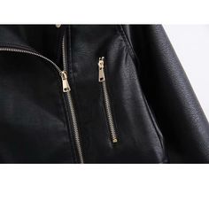 Brand Name: BBWM WOMANClothing Length: ShortType: SlimGender: WOMENCollar: Turn-down CollarClosure Type: zipperItem Type: Outerwear & CoatsStyle: CasualSleeve Length(cm): FullSleeve Style: REGULARModel Number: M1615Thickness: STANDARDHooded: NoOuterwear Type: JacketsMaterial: PolyesterMaterial: CottonDecoration: ZippersPattern Type: Solid Black Winter Outerwear With Metal Zipper, Fitted Black Outerwear With Metal Zipper, Black Outerwear With Asymmetrical Metal Zipper, Winter Biker Jacket With Side Zipper, Black Outerwear With Side Zipper For Winter, Black Winter Outerwear With Side Zipper, Black Biker Jacket With Metal Zipper For Winter, Fitted Leather Jacket With Metal Zipper, Chic Winter Leather Jacket With Metal Zipper