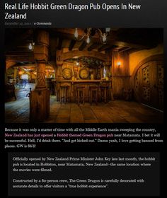 an article about the real life hobbit dragon pub opens in new zealand