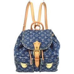 (eBay) Find many great new & used options and get the best deals for Louis Vuitton Sac A Dos GM Backpack Monogram Denim Indigo M95056 CA0066 97398 at the best online prices at eBay! Free shipping for many products! Luxury Blue Bags With Pockets, Blue Luxury Bag With Pockets, Designer Denim Travel Bag, Designer Blue Backpack For Daily Use, Luxury Backpack With Pockets, Louis Vuitton Denim, Louis Vuitton Keepall 45, Louis Vuitton Sac, Jean Backpack