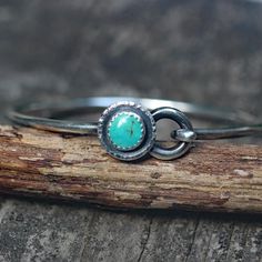 Rustic turquoise bracelet / sterling silver bangle bracelet / | Etsy Bohemian Sterling Silver Bracelet With Oxidized Finish, Handmade Round Bangle For Everyday, Everyday Handmade Bangle, Handmade Round Sterling Silver Bracelet For Everyday, Handmade Bohemian Sterling Silver Bracelet, Handmade Sterling Silver Round Bracelet For Everyday, Bohemian Sterling Silver Stackable Bangle, Handmade Bohemian Sterling Silver Bangle Bracelet, Bohemian Sterling Silver Cuff Bracelet