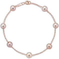 Elegant Rose Gold Pearl Chain Bracelet, Elegant Pink Gold Round Bracelet, Elegant Pink Gold Bracelet For Formal Occasions, Elegant Rose Gold Bracelet For Formal Occasions, Elegant Rose Gold Pearl Bracelet With Round Beads, Elegant Rose Gold Pearl Bracelet With Jubilee Detail, Elegant Rose Gold Pearl Bracelet With Jubilee Style, Elegant Rose Gold Pearl Bracelet, Dainty Rose Gold Pearl Bracelet For Formal Occasions