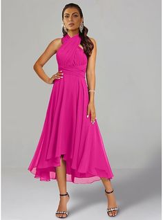 A-Line Blue Wedding Guest Dresses Convertible Infinity Mother Dress Formal Tea Length Sleeveless One Shoulder Chiffon with Ruched 2024 2024 - $94.99 Sleeveless Chiffon Dress For Spring Banquet, Spring Sleeveless Chiffon Dress For Banquet, Sleeveless Chiffon Dress For Bridesmaids In Summer, Pink Sleeveless Chiffon Dress For Banquet, Chiffon Sleeveless Dress For Summer Bridesmaid, Sleeveless Chiffon Wedding Dress For Spring, Summer Sleeveless Bridesmaid Dress For Banquet, Spring Sleeveless Chiffon Dress For Wedding Guest, Pink Sleeveless Chiffon Dress For Wedding