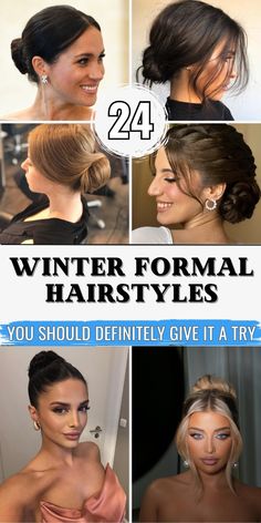 Winter formal hairstyles for medium length hair offer versatile options for every occasion. Choose from elegant updos, half up styles, or loose curls to create the perfect look. Whether you have straight hair, curly hair, or black hair, these hairstyles are cute, easy, and ideal for making a statement at any winter formal event. Updos For Medium Length Hair Formal, Loose Updos For Medium Length Hair, Formal Event Hairstyles For Medium Length Hair, Elegant Long Hairstyles Classy, Formal Updos For Medium Length Hair Classy, Hairstyles For High Neck Dresses Formal, Medium Length Formal Hair, Formal Hairstyles For Medium Hair Classy, Classy Formal Hairstyles