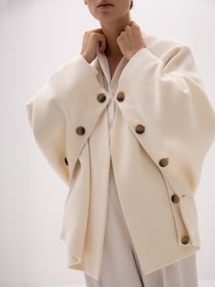 Quiet Luxury Fashion Fall 2024, Linen Outerwear, All Saints Clothing, Coat Details, Fall Fashion Coats, Modern Clothes, Polished Casual, Poncho Coat, Intimate Dinner