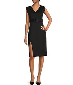 Women's Cocktail & Party Dresses | Dillard's Modern Spring Bodycon Dress For Formal Occasions, Chic Knee-length Career Dresses, Chic Knee-length Bodycon Dress For Career, Chic Midi-length Bodycon Dress For Career, Elegant Calvin Klein Midi Dress For Office, Chic Mid-length Bodycon Dress For Work, Chic Sheath Dress For Career, Knee-length Bodycon Midi Dress For Career, Chic Sheath Career Dress