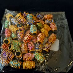 Limited Time Bulk Sale. African Loc Beads. Style My Vary. African Beads For Hair, Large Beads For Hair, Loc Beads Jewelry, Locs Accessories Dreadlock Beads, Loc Beads, Braid Beads, Dreadlock Beads Dread Jewelry, Beads Style, Limited Time