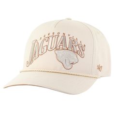 a white cap with the word, jaguars on it