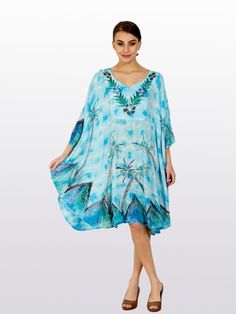 Color : Random / assorted Materials : Rayon Measure (Approx.): Bust: 84 Inches & Length: 37 Inches Tie-dye Clothes Women Plus Size, Multicolor Poncho For Beach Cover-up In Summer, Rayon Dresses With Kimono Sleeves, Summer Rayon Tunic, Vacation Rayon Cover-up, Summer Beach Rayon Tunic, Summer Batwing Sleeve Tunic For Vacation, Summer Vacation Tunic With Batwing Sleeves, Casual Poncho With Kimono Sleeves