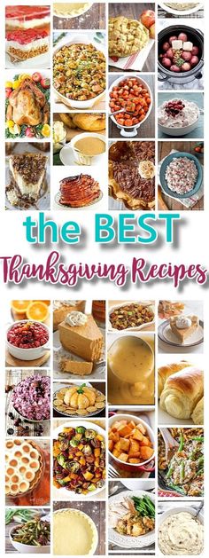 the best thanksgiving pies and desserts cookbook cover with images of different types of pies