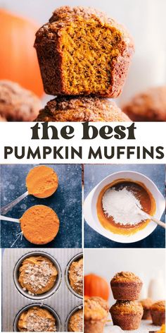 the best pumpkin muffins are made with only three ingredients