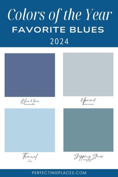 the colors of the year favorite blues