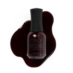 Orly Nail Lacquer Breathable - After Hours - #2060051 - Nail Lacquer at Beyond Polish Orly Breathable, Nail Polish Art, Best Nail Polish, Body Is A Temple, Healthy Nails, After Hours, Aesthetic Makeup, Nail Lacquer, Deep Red