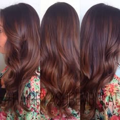 Warm dark brown balayage by Ashley Rembulat #hairbyashrembulat Warm Dark Brown Balayage, Brown Bayalage, Dark Brown Balayage, Warm Brunette, Chocolate Hair, Subtle Highlights, Brown Balayage, Brown Highlights