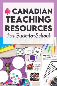 canadian teaching resources for back to school