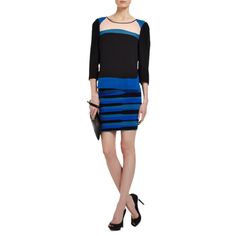 Signature mini striped skirt- perfect for a high-impact spring look! Allover stretch knit fabric.Fitted, body-con style. Pull-on style. Hits at mid thigh.86% Rayon, 13% nylon, 1% spandex. Color: Royal blueDry clean. Fitted Striped Mini Skirt For Spring, Fitted Striped Mini Skirt, Chic Striped Fitted Mini Skirt, Striped Fitted Mini Skirt For Work, Elegant Striped Mini Skirt For Spring, Chic Striped Stretch Bodycon Dress, Elegant Striped Bodycon Dress, Chic Striped Stretch Mini Dress, Blue Fitted Mini Skirt For Evening