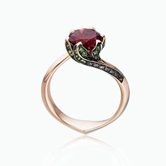 Lab Created Garnet Ring, Round Cut, Gemstone Ring, Stacking Ring, 925 Sterling Silver, Birthday Gift, Ring For Her, Cluster Ring. 10K/14K/18K Rose, Yellow And White Gold. *Primary Stone: Garnet lab created *Stone Color: Red *Stone Shape: Round *Stone Size: 4mm *Secondary Stone Type: Emerald , Onyx *Stone Size: 2mm *Stone Color: Green / Black *Stone Shape: Round Jewelry Type: Ring Metal: Silver Method: Cast Personalization: Possible Style: Wedding Ring Set Ring Size: We make rings from US 3 to US Rubellite Ring, Lotus Ring, Disney Jewelry, Black Diamonds, Blue Nile, St Michael, Pretty Jewellery, Morganite, The Beast