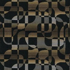 a black and brown checkered pattern with circles