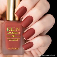 𝐅.𝐔.𝐍 𝐂𝐎𝐒𝐌𝐄𝐓𝐈𝐂𝐒 ™ on Instagram: “✨NEW✨AVAILABLE NOW🚨 💅PASSION 461💅www.funcosmetics.com . Our unique formula features a smooth, quick dry and velvety matte finish in a…” Neutral Nail Polish Colors, Fun Lacquer, Neutral Nail Polish, Neutral Nail, Unicorn Nails, Glam Nails, Pinky Promise