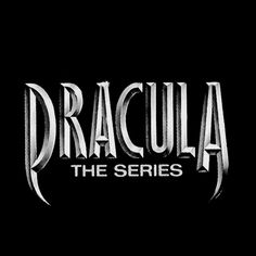 dracula the series logo on a black background