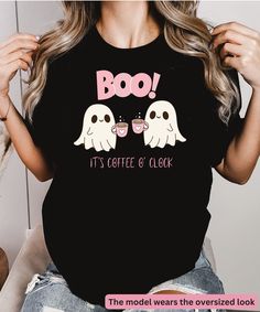 Cute Ghost Coffee Shirt,Halloween Retro Tee for Coffee Lovers,BOO Fun,Ghostly Friends, Boo Shirt,Cute Halloween Shirt,Coffee lover tee shirt Coffee Friends, Ghost Coffee, Halloween Retro, Boo Shirts, Coffee Shirt, Retro Tee, Coffee Shirts, Cute Ghost