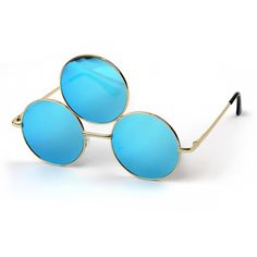 Iridescent Light Blue. Sold as a single. Lend your third eye some shade with these 3-Lens Futurism Sunglasses, available in a variety of colors to compliment any outfit!All measurements are approximate: The lenses measure 1-15/16" (49mm) in diameter. The entire lens setting measures 3-1/4" (8.3cm) tall by 5-3/16" (13.25cm) wide. The temple or arm length measures 5-1/4" long (13.4cm). Material(s): Glass, PVD plated. Sizes offered: 20g (.81mm). Brand: Diablo Organics Third Eye Sunglasses, Iridescent Light, Blue Lens, Blue Lenses, The Temple, Third Eye, Lenses, Light Blue, Plating