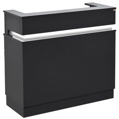 an image of a black and white paper dispenser