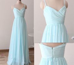 Prom Dresses Light Blue, Baby Blue Bridesmaid Dresses, Bridesmaid Dresses Long Blue, Light Blue Bridesmaid Dresses, Light Blue Bridesmaid, Sky Blue Bridesmaid Dresses, Bridesmaid Dresses Chiffon, Light Blue Prom Dress, Chiffon Party Dress