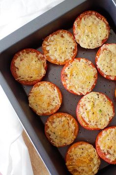 some food is sitting in a pan on the table and ready to be cooked or eaten