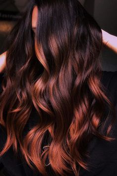 Balayage Hair Copper, Hair Pics, Inspo Hair, Red Highlights, Brown Hair Balayage, Fall 24, Wild Hair