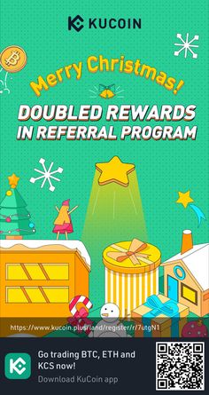 merry christmas, double reward program in referal program for k c s n o v