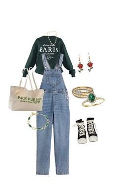 Cute Outfits For School, Practical Magic, School Outfits, Overalls, Cute Outfits, Dresses, Clothes