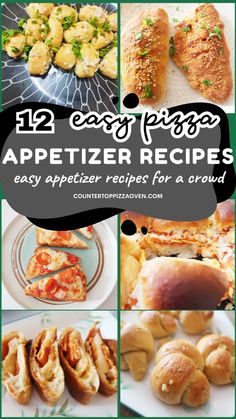 12 easy pizza appetizer recipes for a crowd that are delicious and nutritious