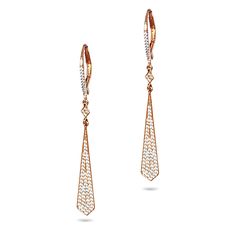 Art deco inspired long kite diamond pave dangle hoop earrings in 14k solid gold matching pendant MP23757 s Dimensions: length (dangle) 32 mm width 5 mm Diamond Information: 128 diamonds .35 cts l Gold: white, yellow and rose gold Delivery: 4-6 weeks, please allow time for delivery Kite Diamond, Pave Earrings, Diamond Jewelry Necklace, Dangle Hoop Earrings, Gold Art Deco, Hoops Earrings, Gold Art, Art Deco Inspired, Pave Diamonds