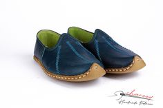 Comfy, handmade, natural leather women's flat shoes, loafers, slip ons, house shoes. The Shoes are suitable for wearing inside or / and outside. These shoes take good care of your feet;  - Ethically sourced leather - Comfortable  - %100 Handcrafted  - Keep your feet cool and dry.  - Made to keep your feet cool, dry & odourless. - Designed to release static electric from the body thanks to leather sole..  - Charooq  is handcrafted and made by natural materials. This makes  each pair unique.  Arti Blue Leather Sole Slip-on Moccasins, Blue Closed Toe Slip-ons With Leather Sole, Blue Slip-on Moccasins, Blue Flat Slip-on Moccasins, Blue Closed Toe Loafers With Rubber Sole, Blue Slip-on Moccasins With Rubber Sole, Blue Slip-on Moccasins With Leather Sole, Comfortable Blue Loafers With Rubber Sole, Blue Slip-on Flat Moccasins