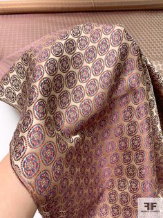 Content: 100% Silk Color: Ecru / Brick Red / Blue Width: 40 inches Elegant Multicolor Brocade Fabric, Silk Necktie, Brick Red, Fabric Gifts, Fashion Fabric, Blue Fabric, Neck Tie, Quality Fabric, Red And Blue