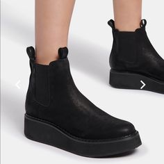 Size Info True To Size. Details Pull 'Em On And Go. Iconic Chelsea Boot Styling Meets Its Match With This Chunky Platform Sole, Creating A Comfy-Yet-Edgy Look We Can't Get Enough Of. 100% Leather Upper 100% Rubber Outsole Pu Sock 4.72in Shaft Height 7.8in Leg Circumference 1.96in Platform No Original Box (Accidentally Tossed When Moving) - But Boots Are Brand New With Plastic Wrap And Never Worn. Boot Styling, Chunky Platform, Plastic Wrap, Edgy Look, Chelsea Boot, Bootie, Chelsea Boots, Bootie Boots, Original Box