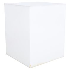 a large white box sitting on top of a table