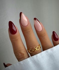 Shade Nails, Nail Types, Latest Nail Designs, Cute Acrylic Nail Designs, Burgundy Nails, Pastel Nails, Gel Nail Designs, Elegant Nails